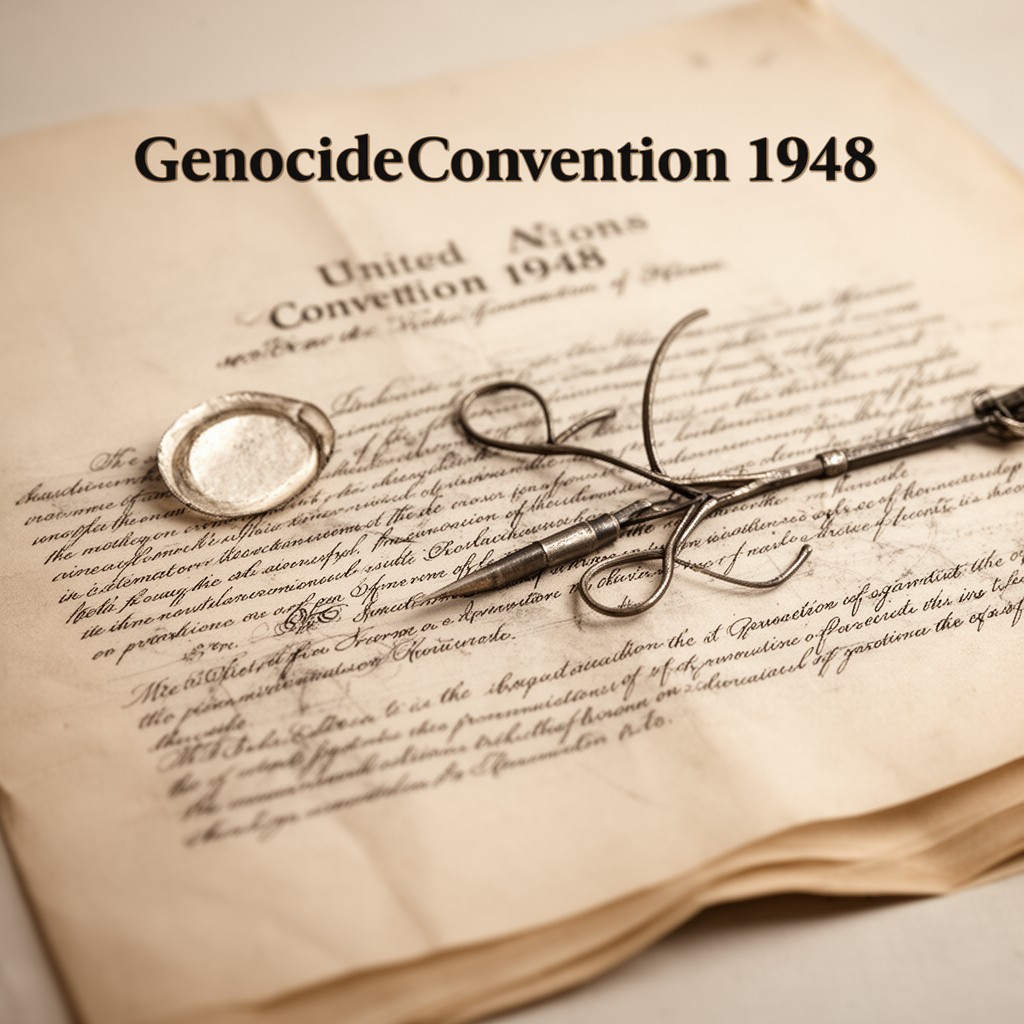 AI-generated illustration of GenocideConvention1948