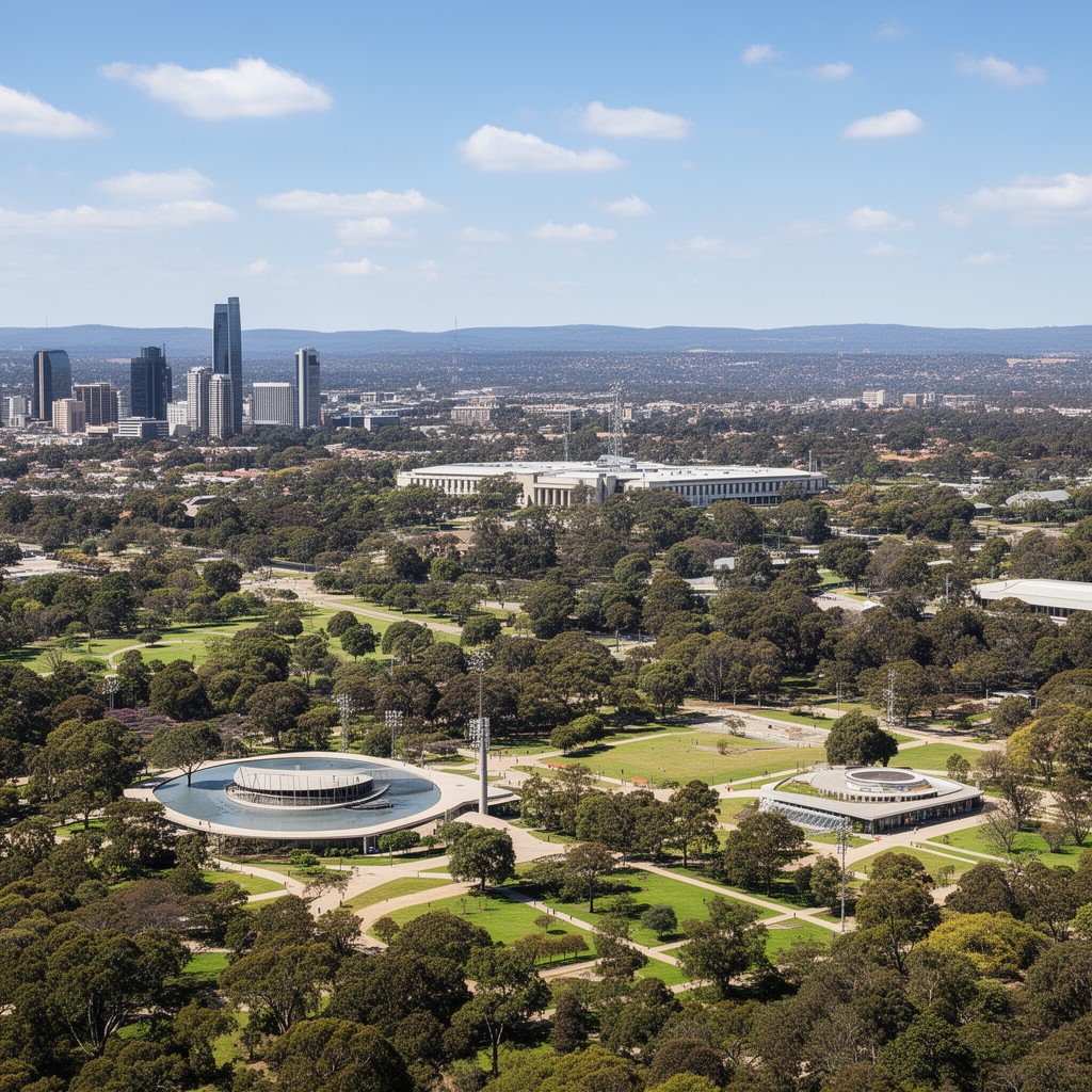 AI-generated illustration of Canberra