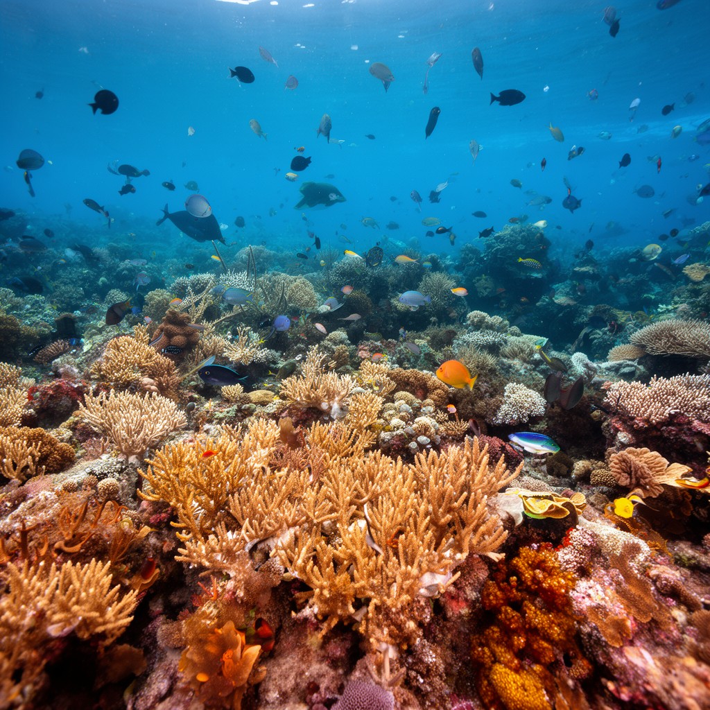 AI-generated illustration of Virgin Islands Coral Reef National Monument