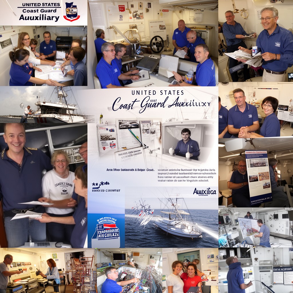 AI-generated illustration of United States Coast Guard Auxiliary