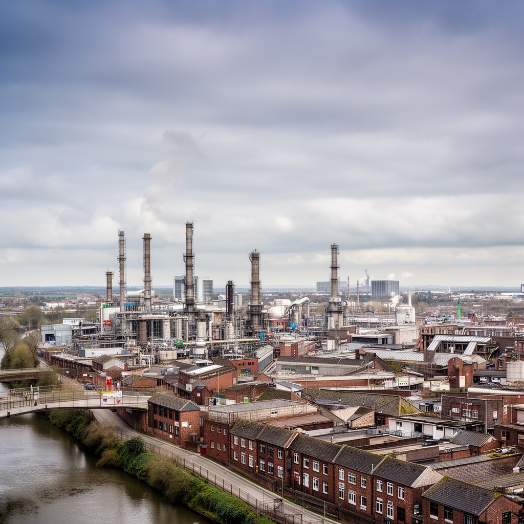 AI-generated illustration of Runcorn