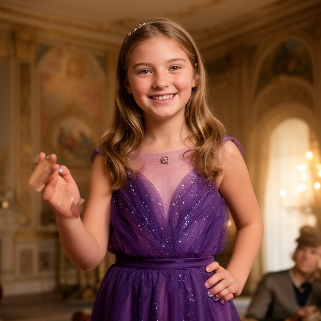 AI-generated illustration of Princess Catharina-Amalia of the Netherlands