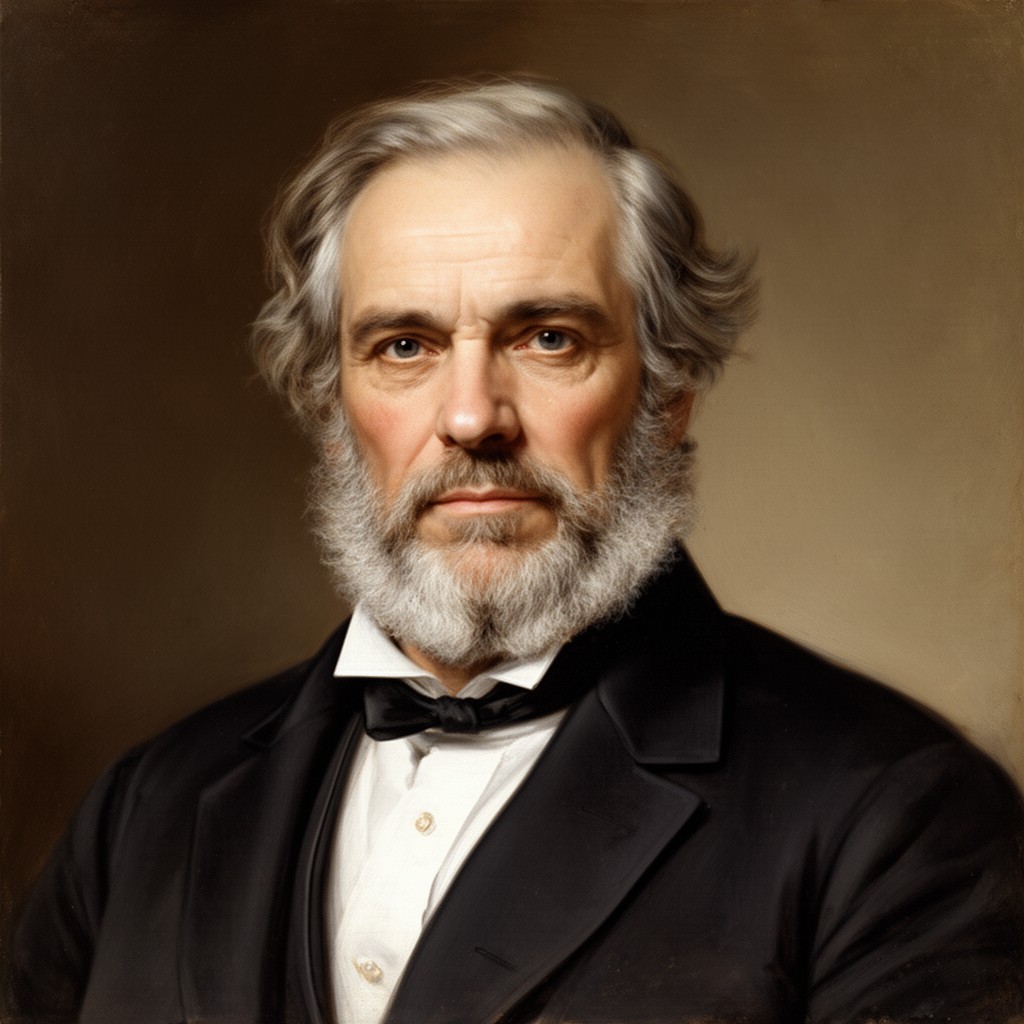 AI-generated illustration of Lyman Beecher