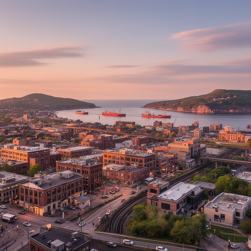 AI-generated illustration of Duluth