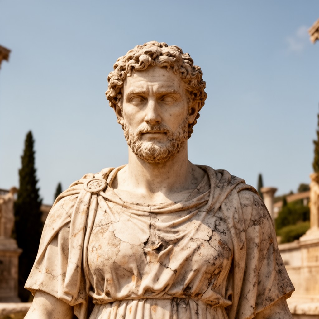AI-generated illustration of Diocletian