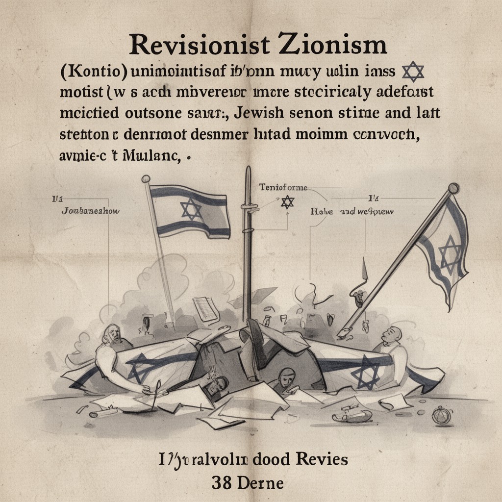 AI-generated illustration of Revisionist Zionism