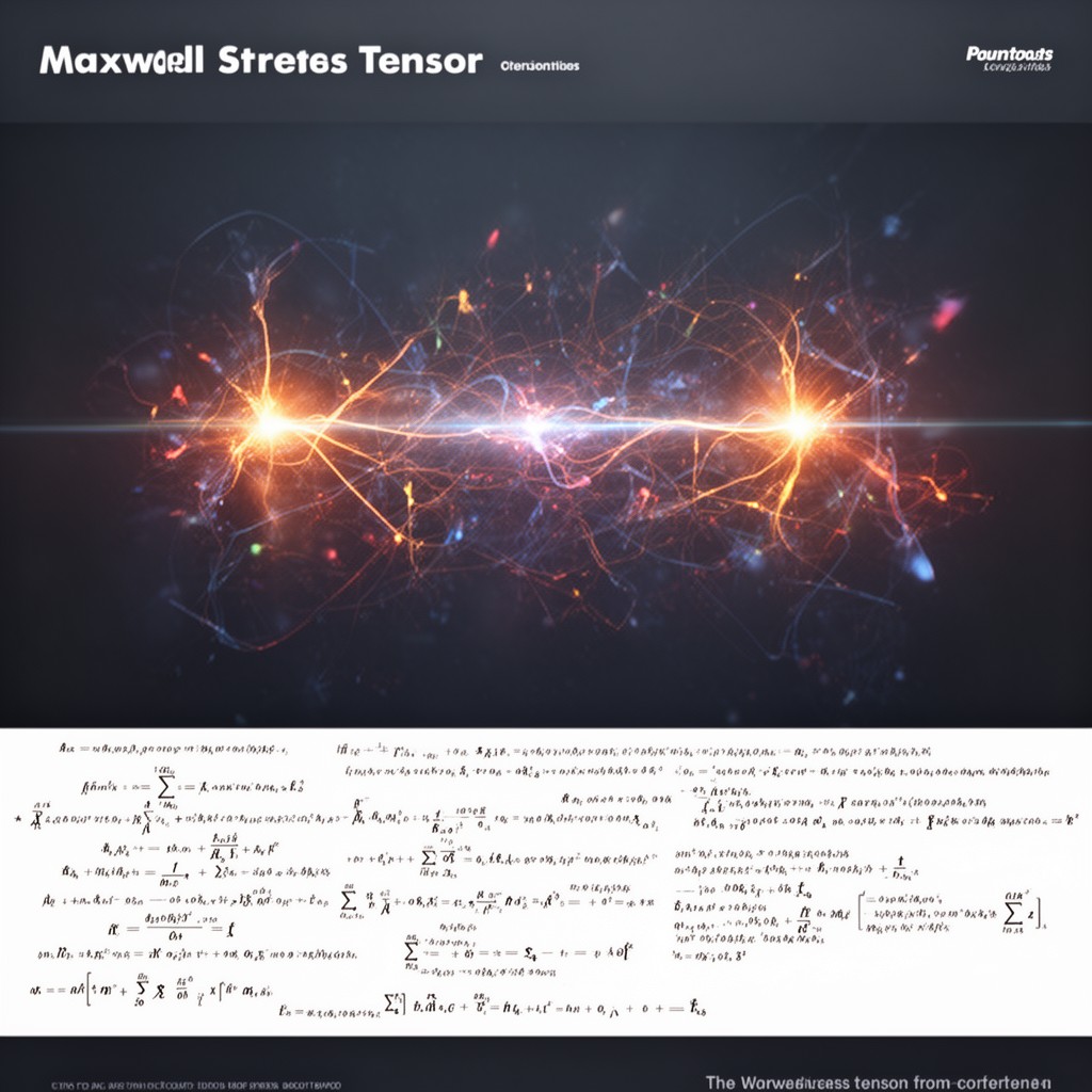 AI-generated illustration of Maxwell stress tensor