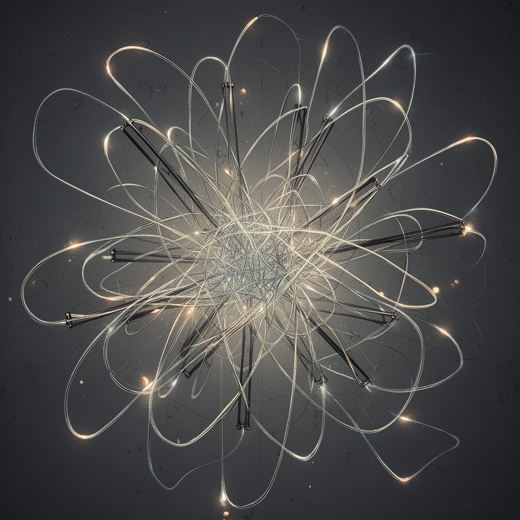 AI-generated illustration of On Physical Lines of Force