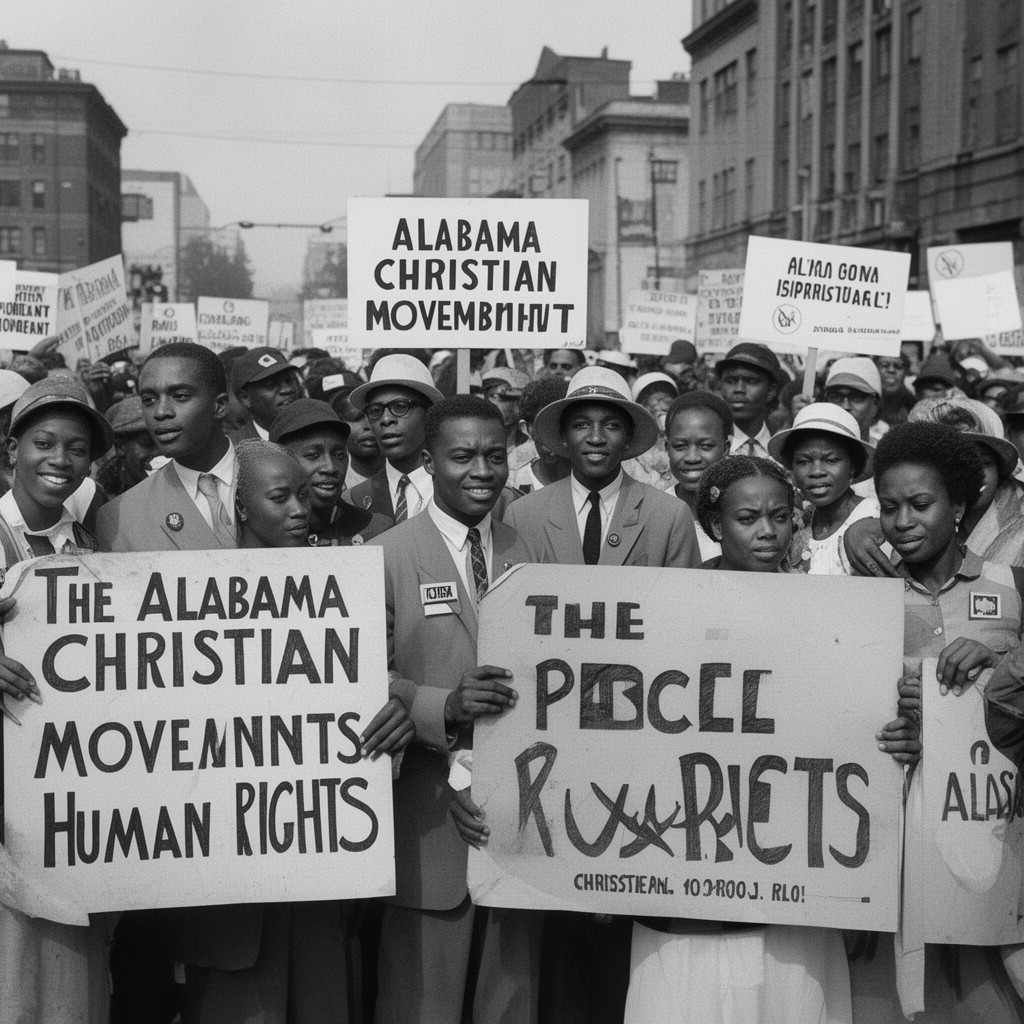 AI-generated illustration of Alabama Christian Movement for Human Rights