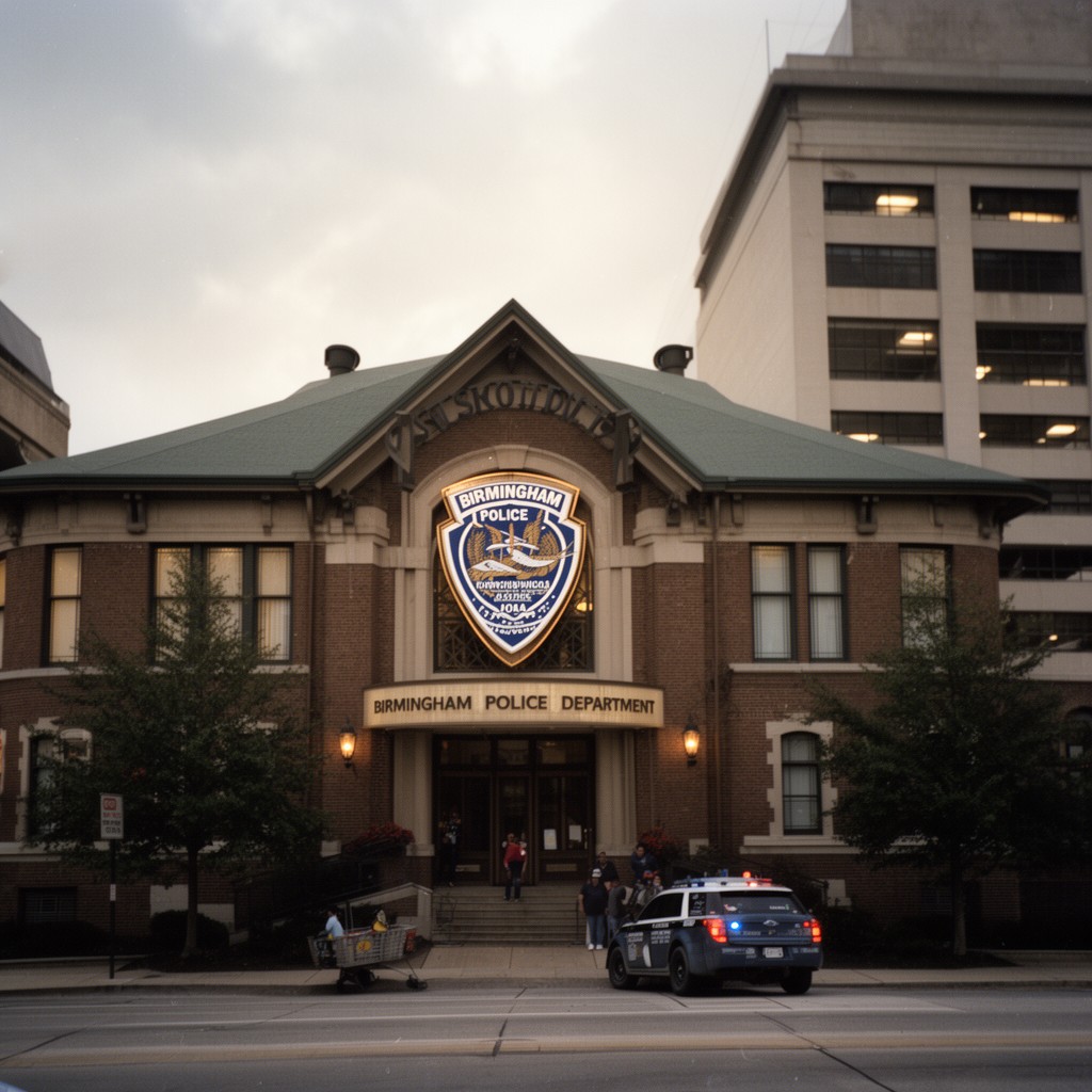 AI-generated illustration of Birmingham Police Department