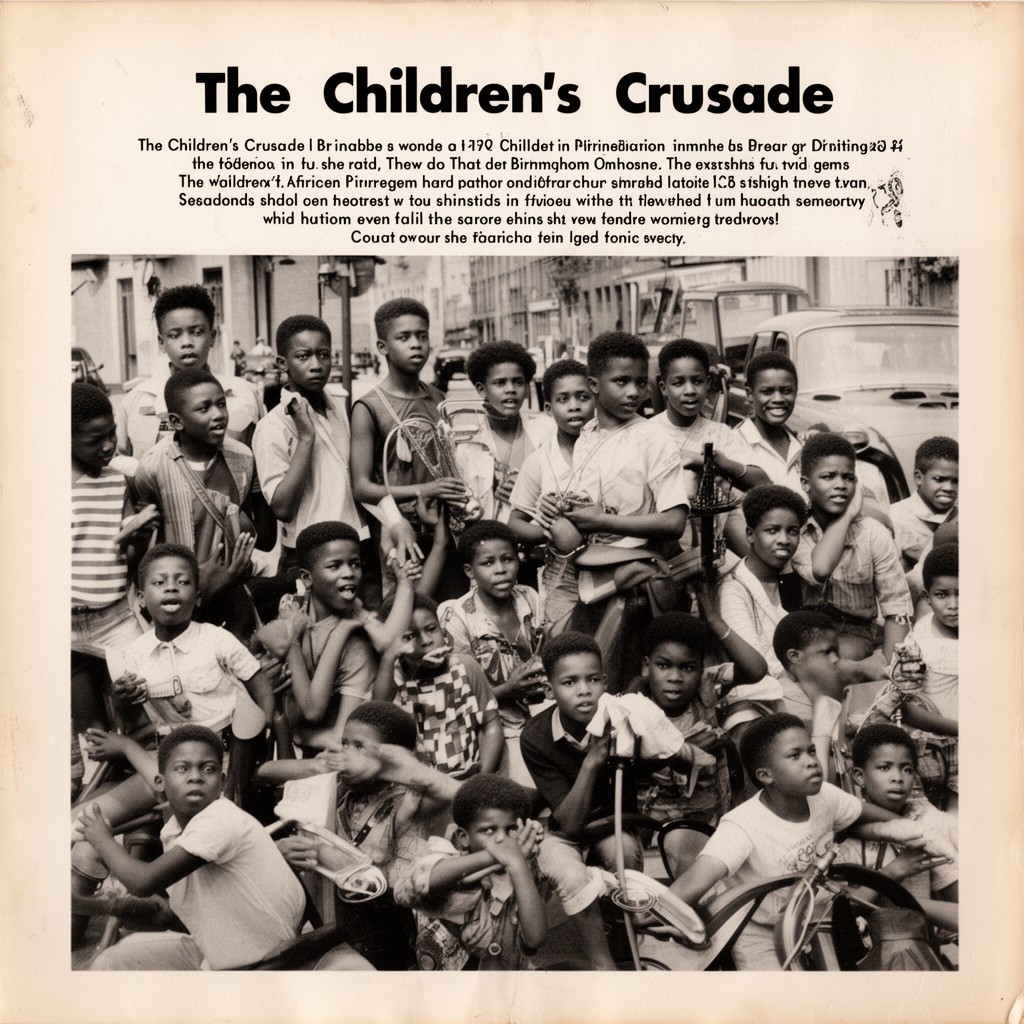 AI-generated illustration of Children's Crusade