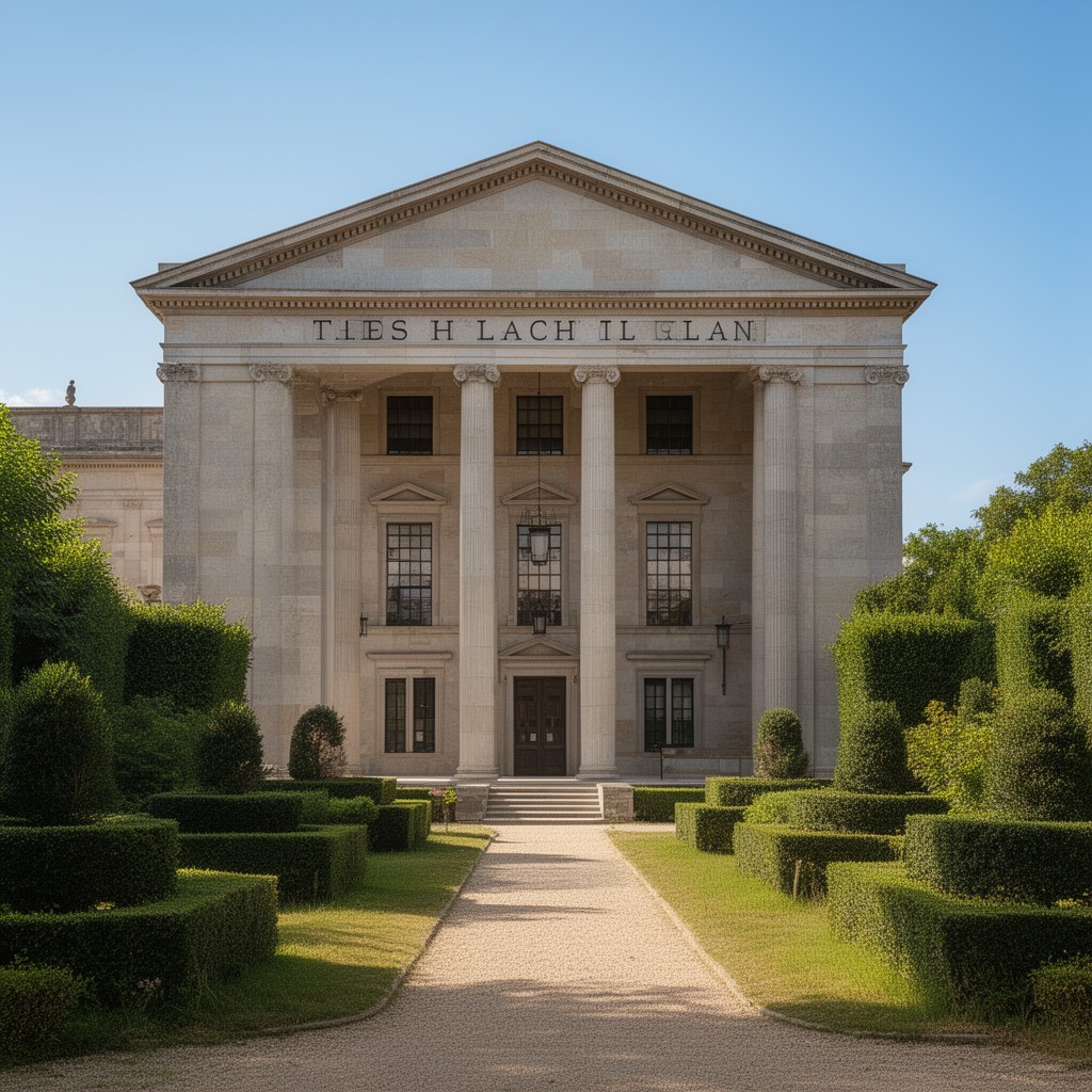AI-generated illustration of Palladian architecture