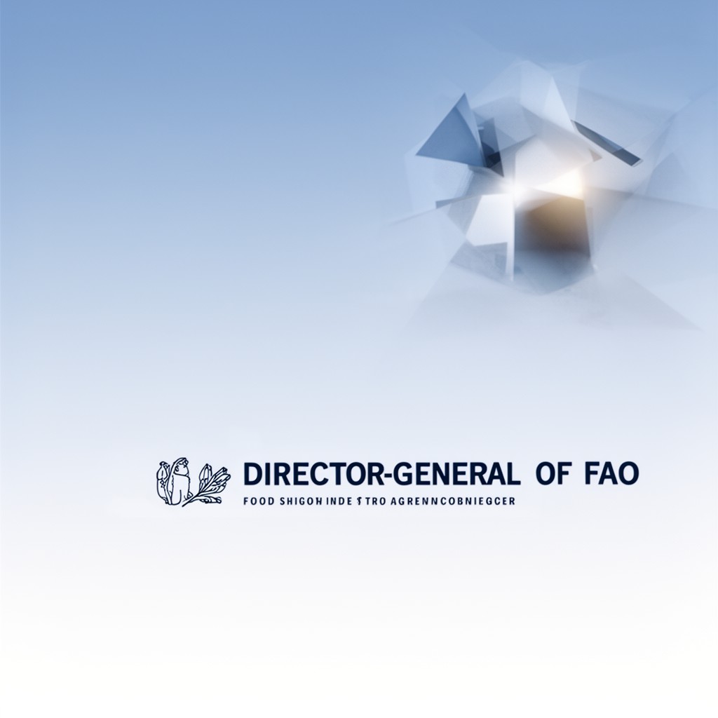 AI-generated illustration of Director-General of FAO