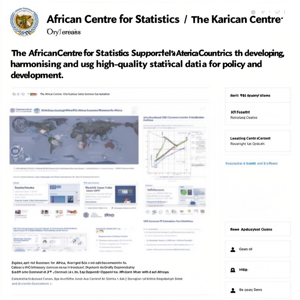 AI-generated illustration of African Centre for Statistics