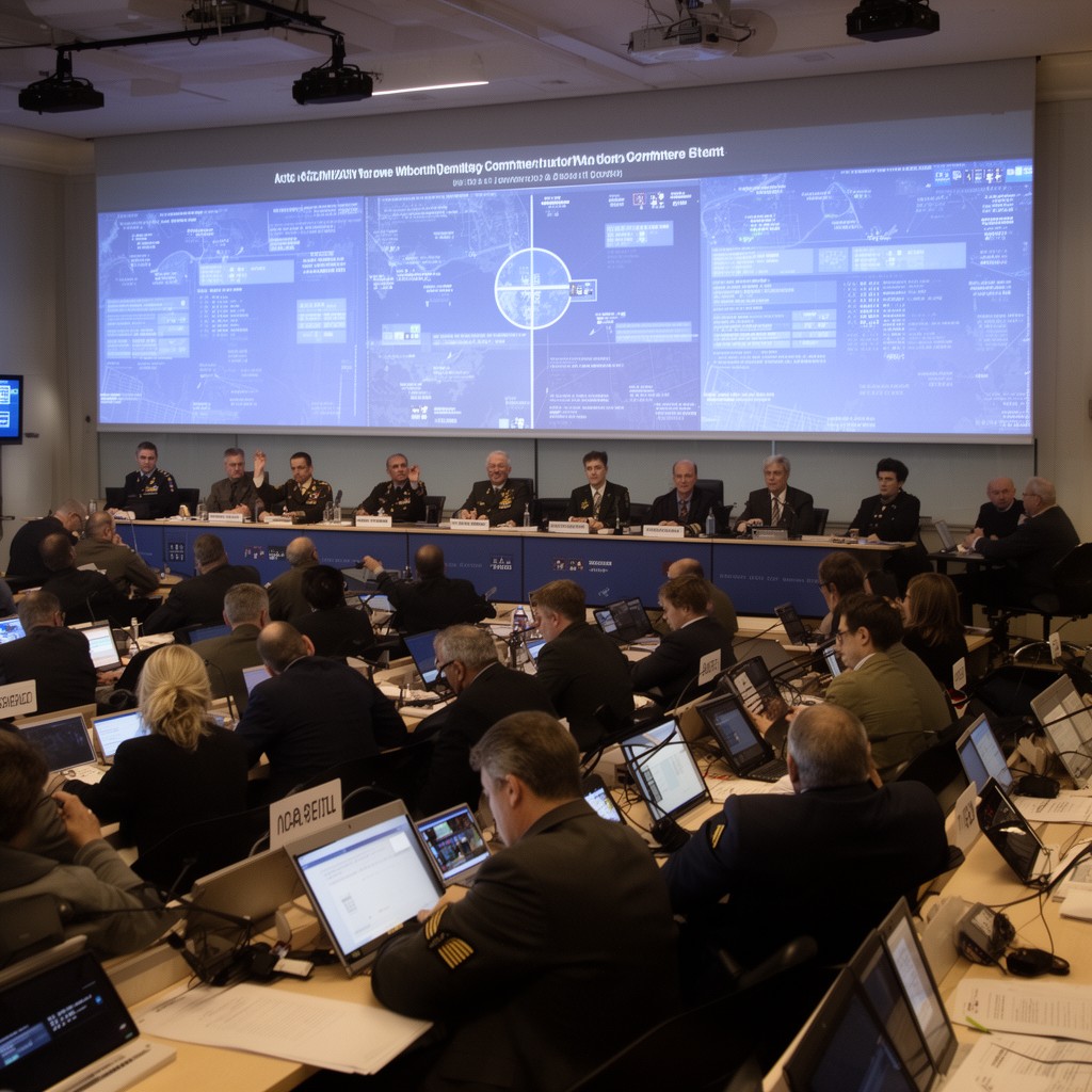 AI-generated illustration of NATO Military Committee