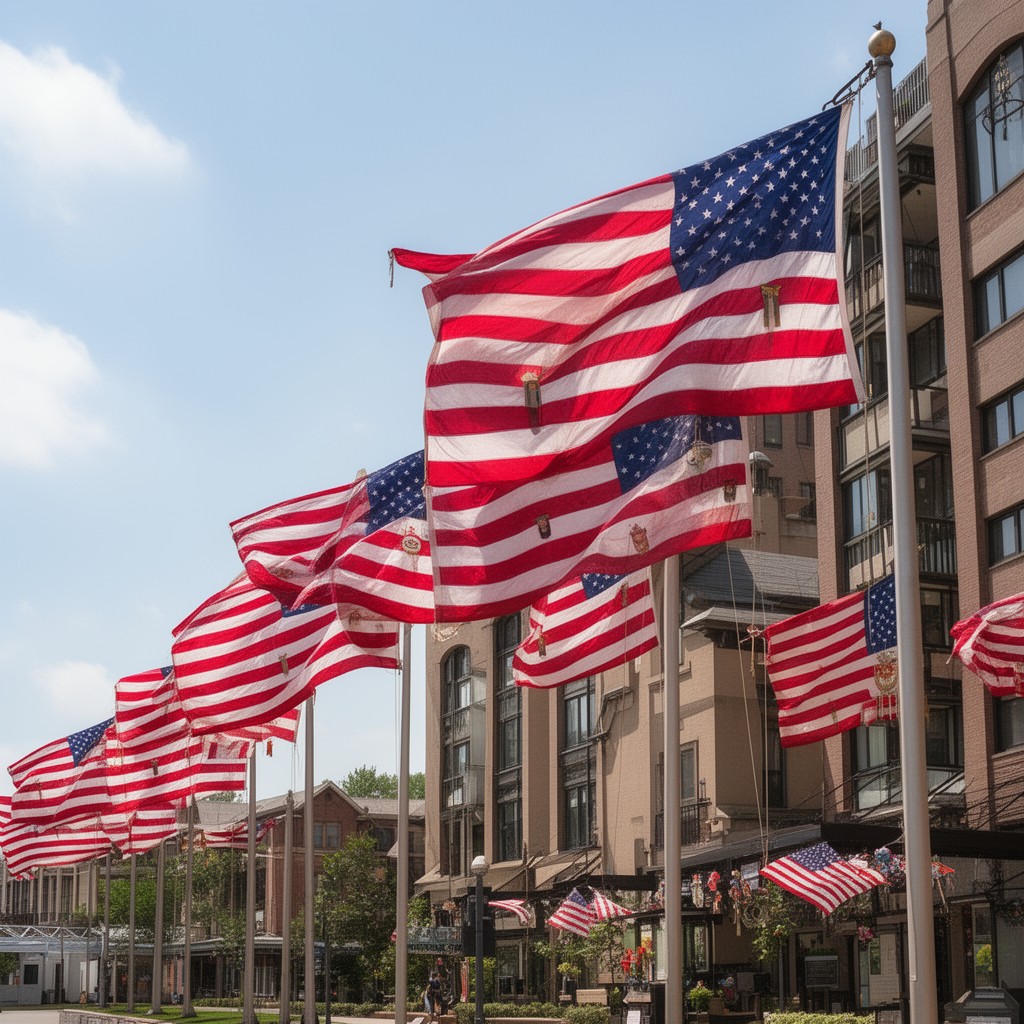 AI-generated illustration of Flag Day