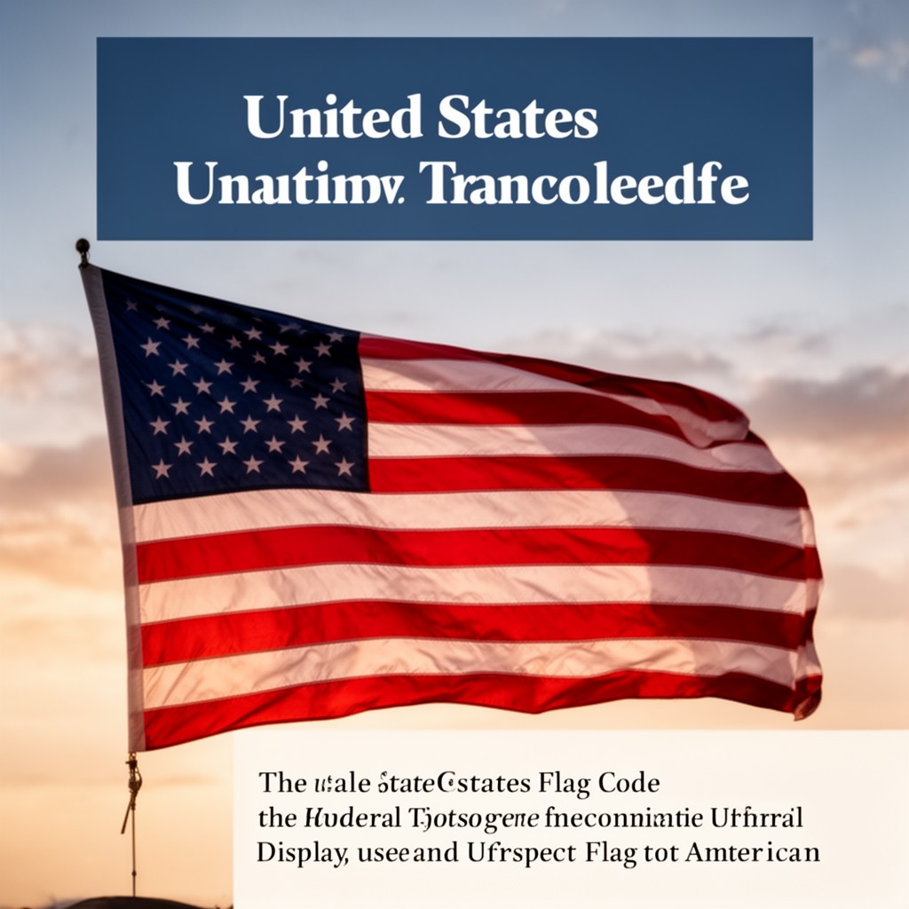AI-generated illustration of United States Flag Code