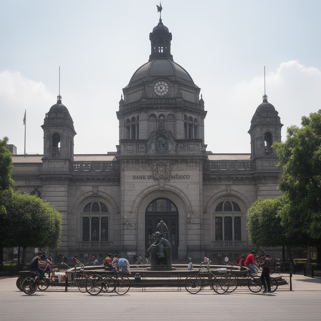 AI-generated illustration of Bank of Mexico