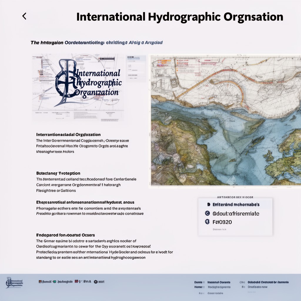 AI-generated illustration of International Hydrographic Organization