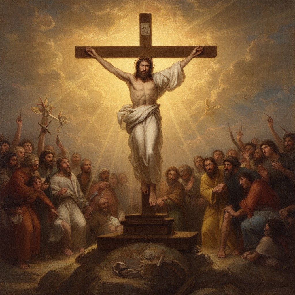 AI-generated illustration of Passion of Christ