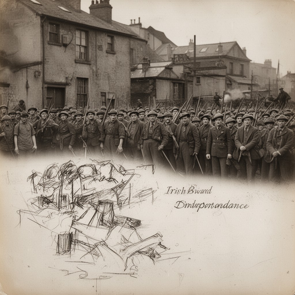 AI-generated illustration of Irish War of Independence