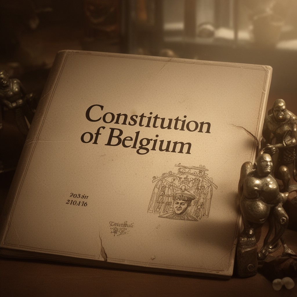 AI-generated illustration of Constitution of Belgium