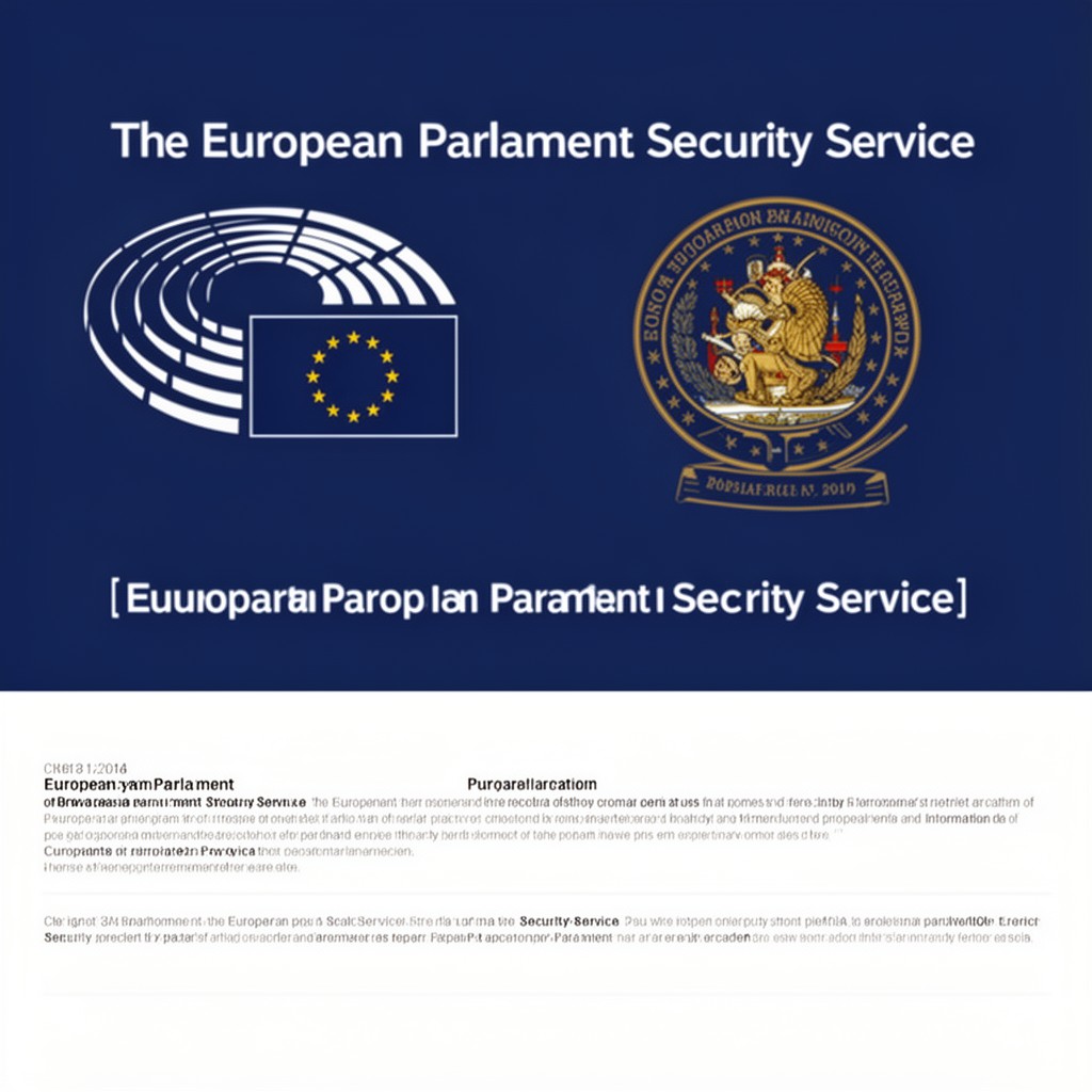 AI-generated illustration of European Parliament Security Service