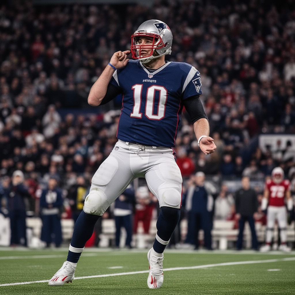 AI-generated illustration of New England Patriots