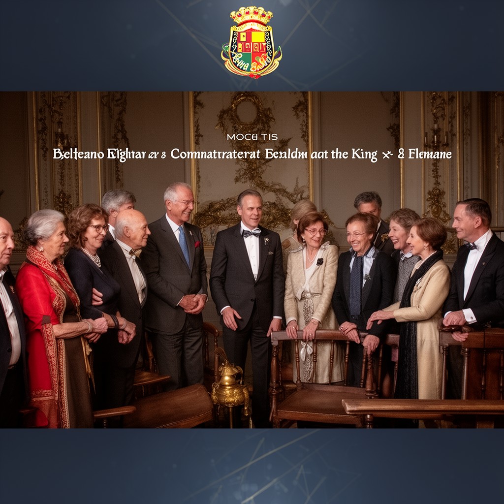 AI-generated illustration of Belgian monarchy
