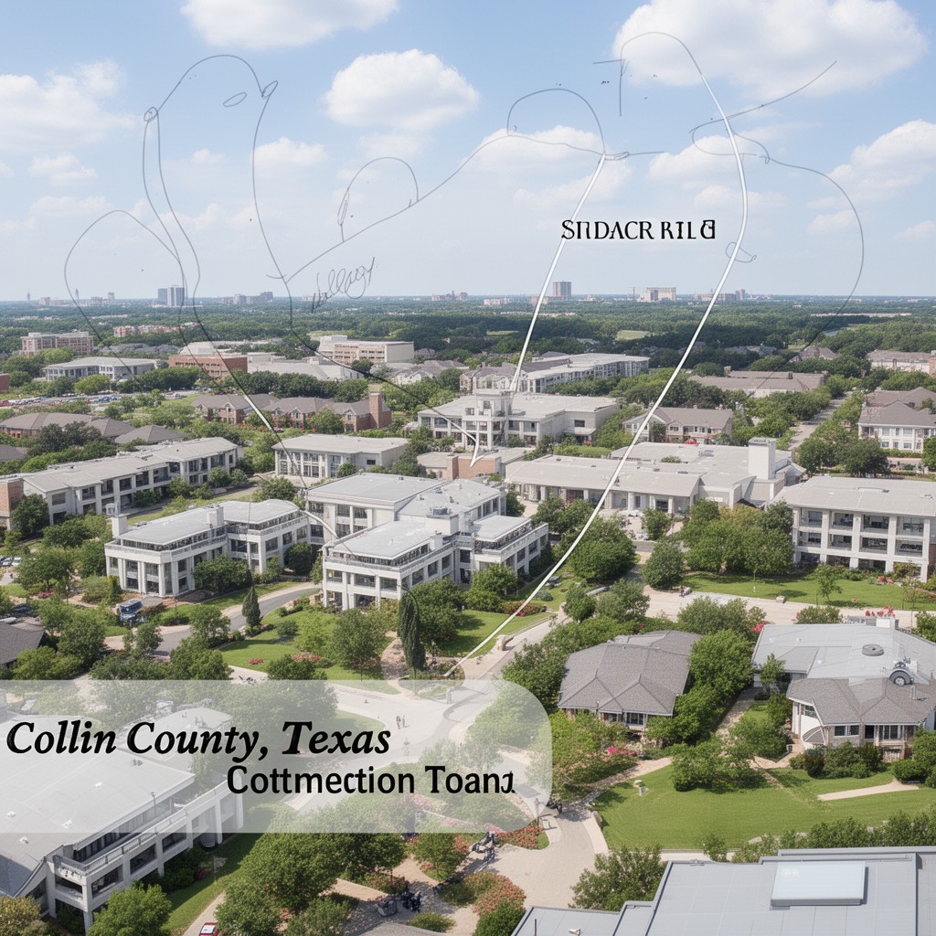 AI-generated illustration of Collin County, Texas