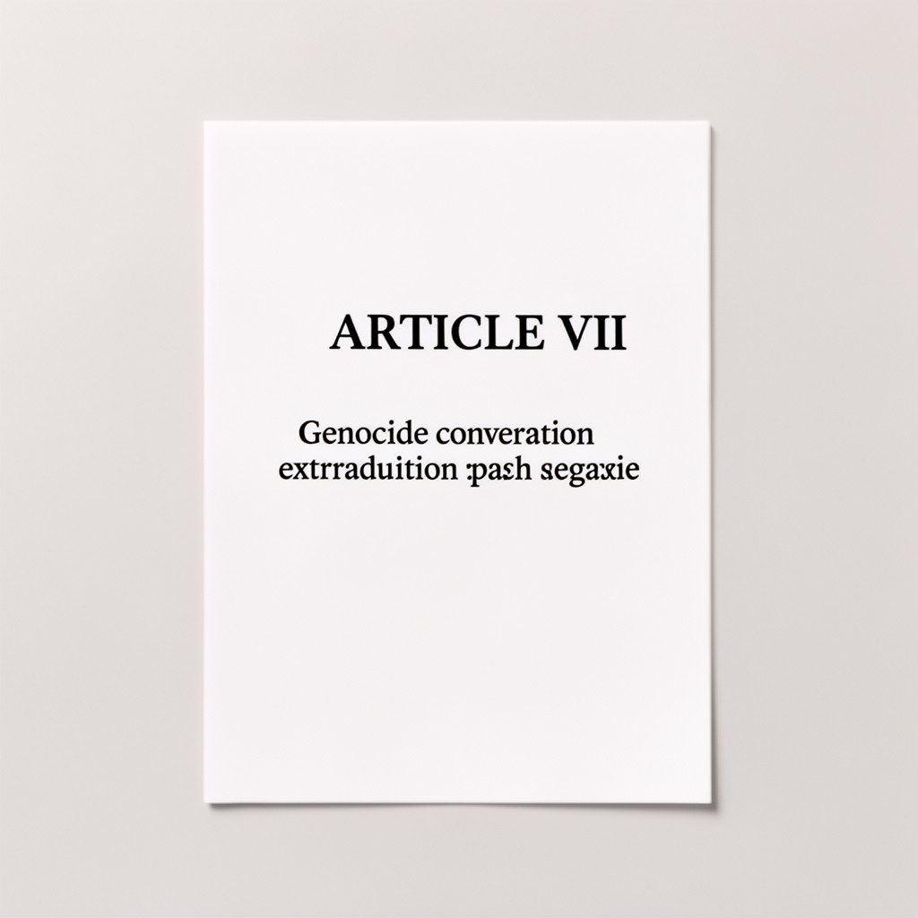 AI-generated illustration of Article VII