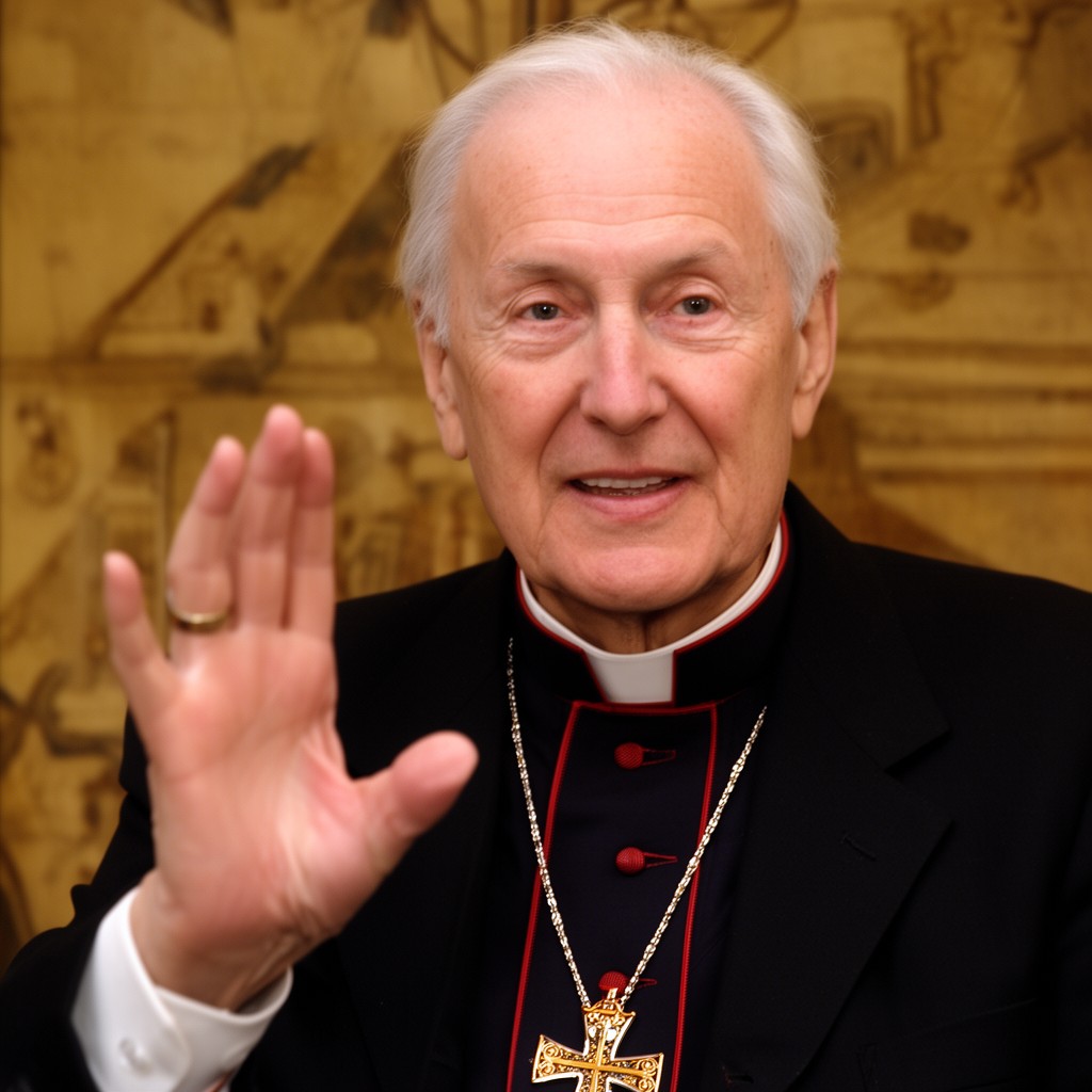 AI-generated illustration of Franz Cardinal König