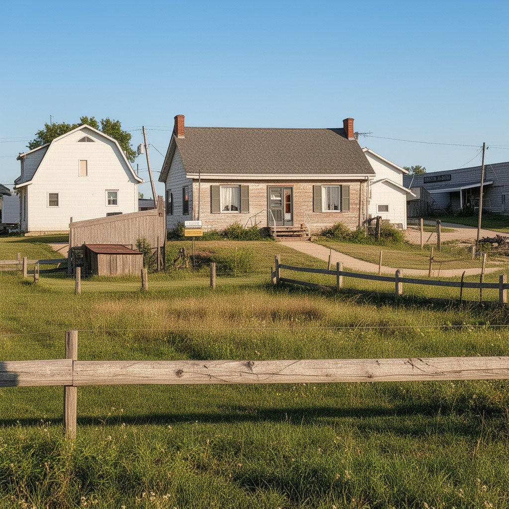 AI-generated illustration of Hull, Iowa