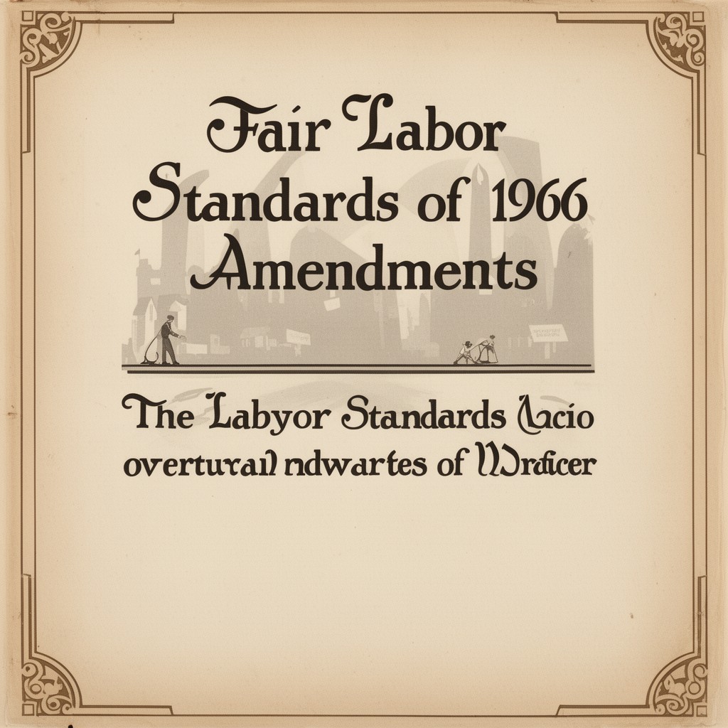 AI-generated illustration of Fair Labor Standards Amendments of 1966