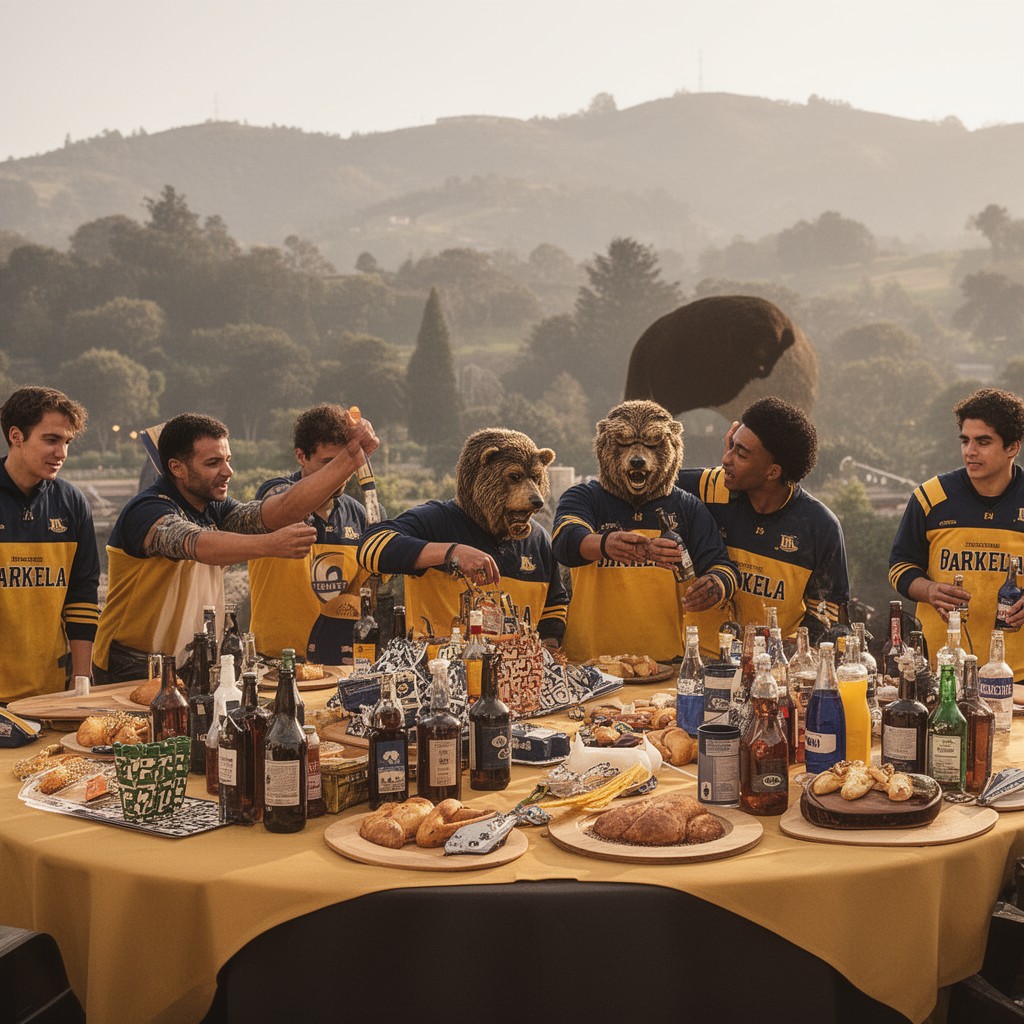 AI-generated illustration of Golden Bears