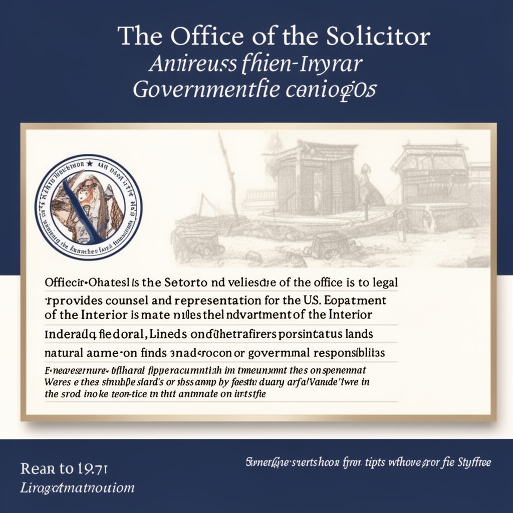AI-generated illustration of Office of the Solicitor