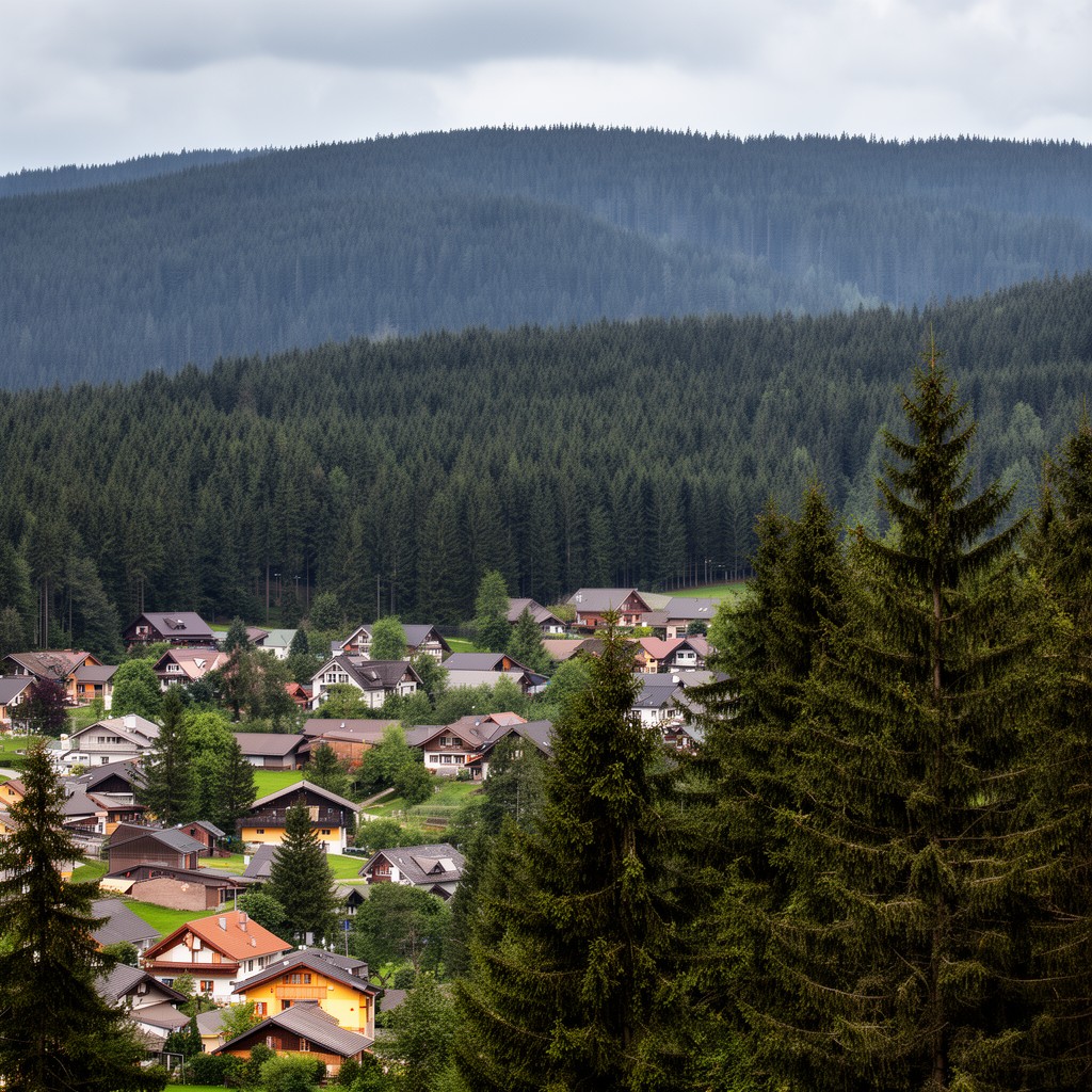 AI-generated illustration of Black Forest