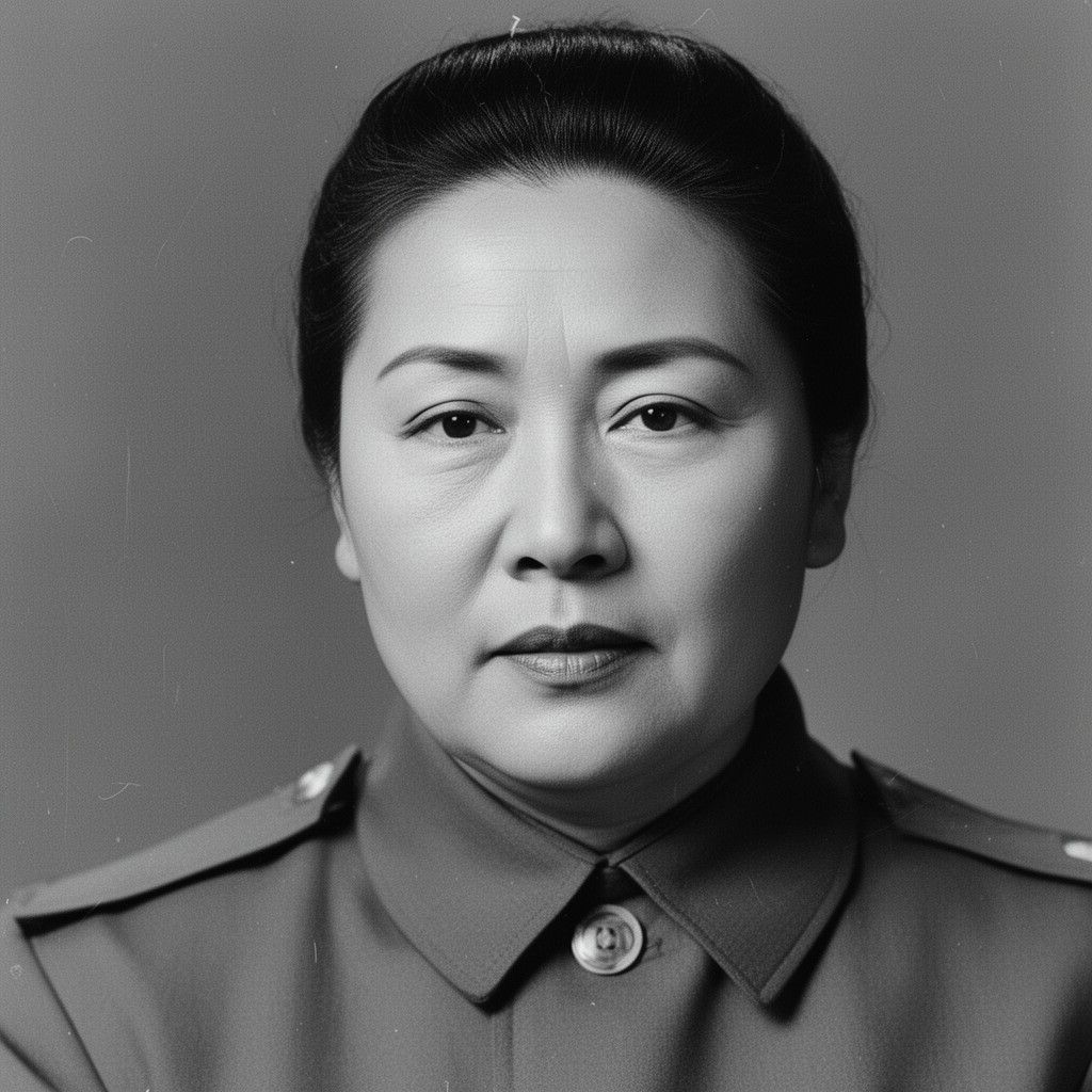 AI-generated illustration of Jiang Qing