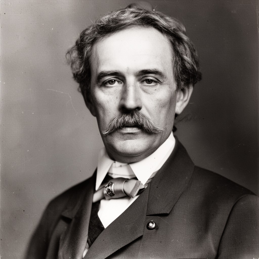 AI-generated illustration of Oliver Otis Howard