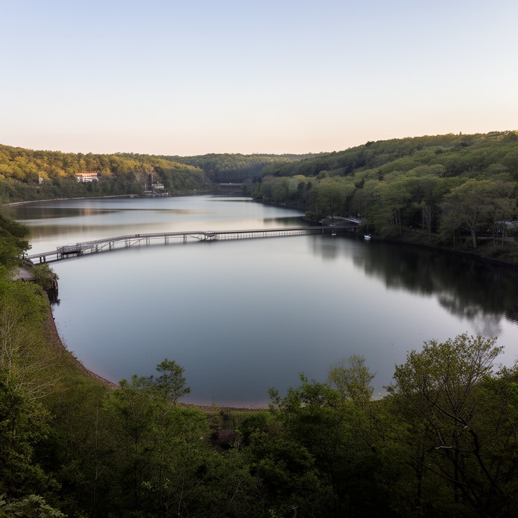 AI-generated illustration of Middle Branch Reservoir