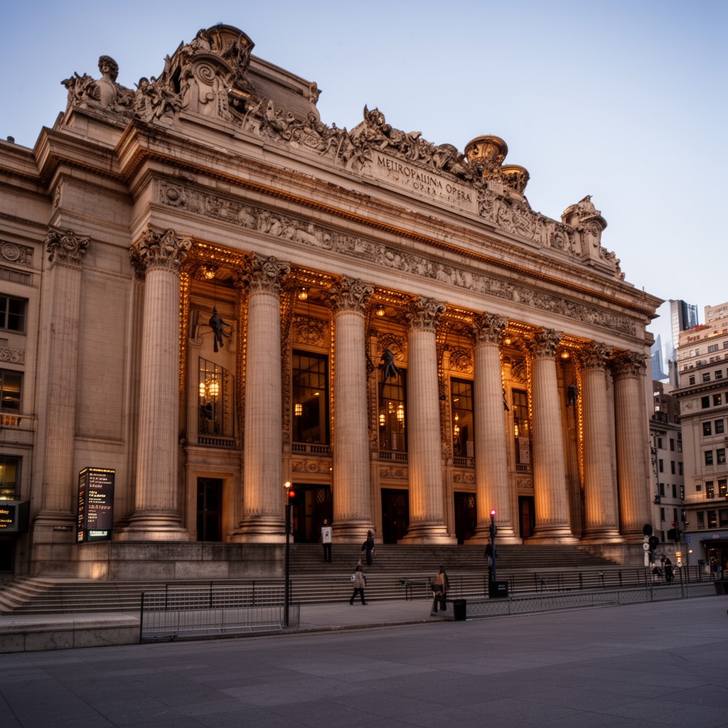 AI-generated illustration of Metropolitan Opera