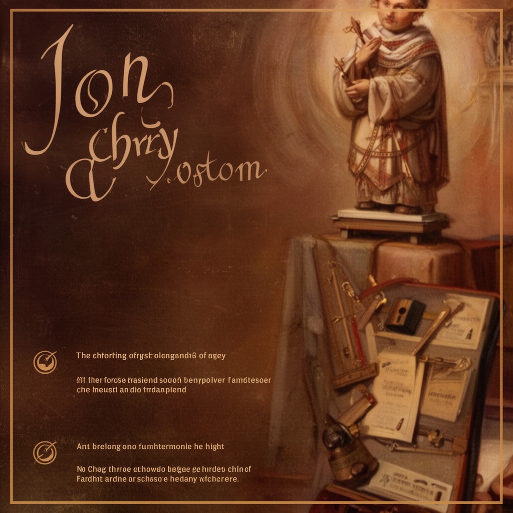 AI-generated illustration of John Chrysostom