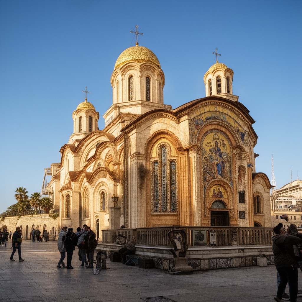 AI-generated illustration of Greek Orthodox Church