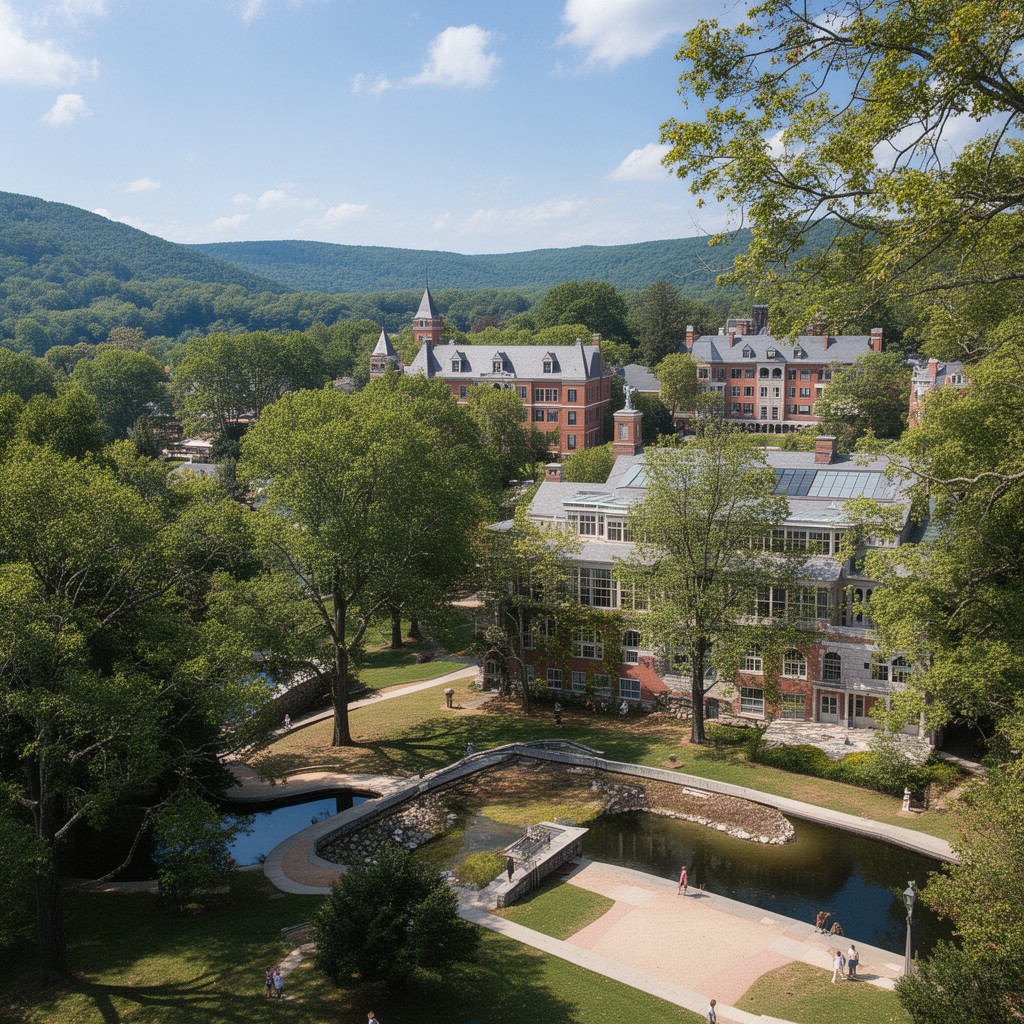 AI-generated illustration of Williams College