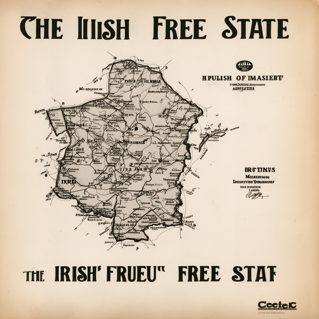 AI-generated illustration of Irish Free State