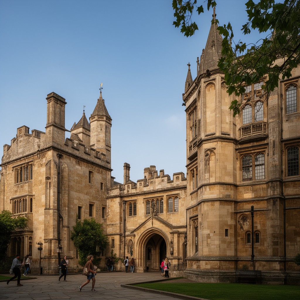 AI-generated illustration of Gonville and Caius College, Cambridge