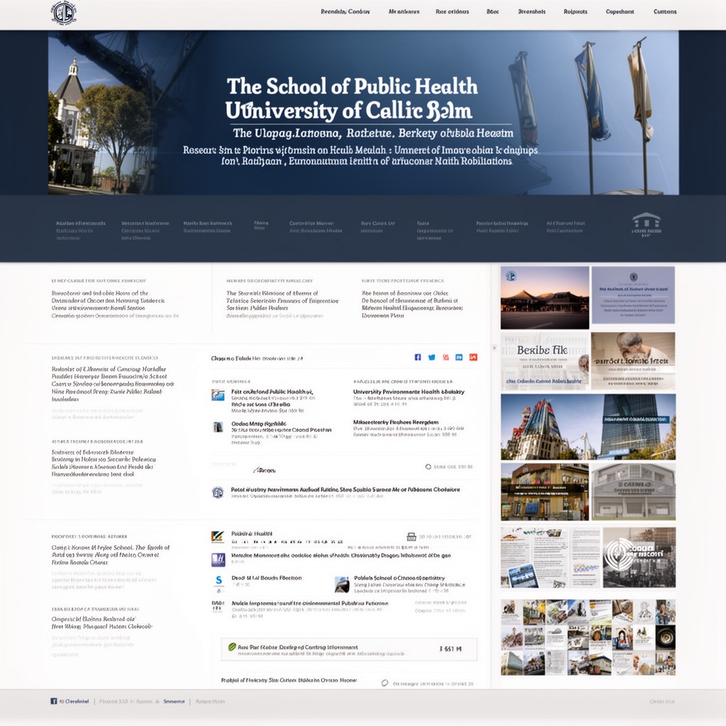 AI-generated illustration of School of Public Health