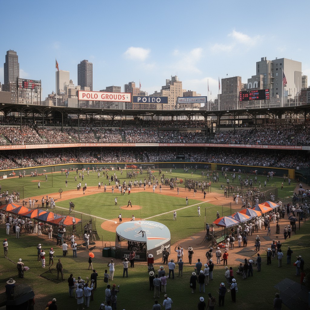 AI-generated illustration of Polo Grounds