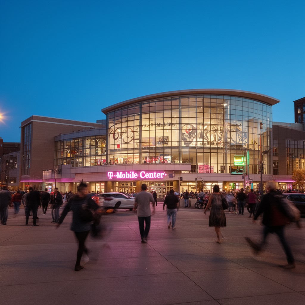 AI-generated illustration of T-Mobile Center