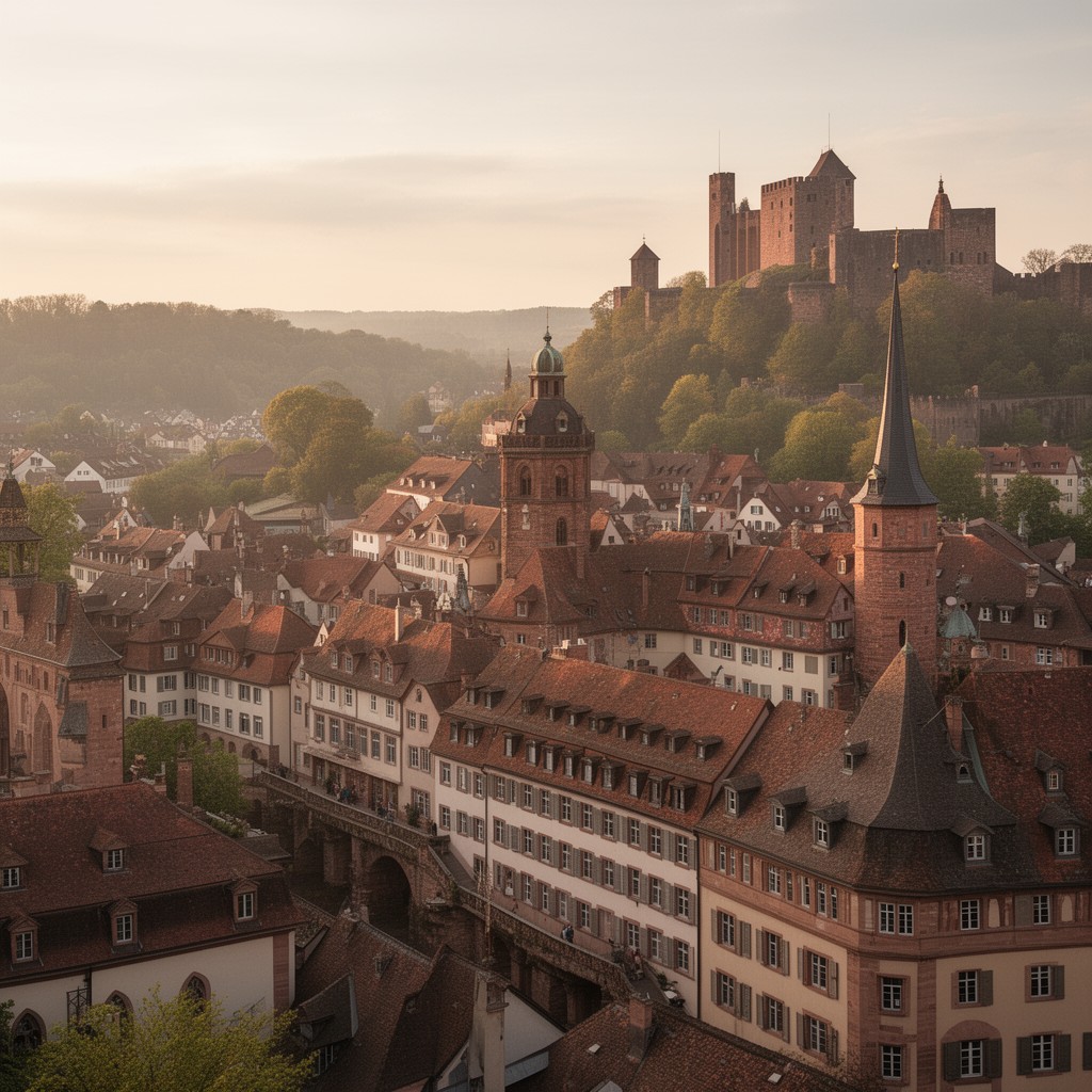 AI-generated illustration of Heidelberg